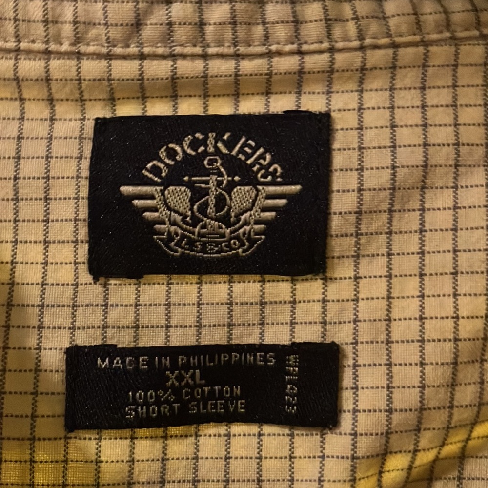 7 s/s shirts 2 Golf shirt PGA Tour in Black & Blue is Nike Dri. 2 Arrow, Docker. - Picture 8 of 9